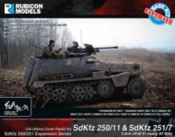 Rubicon Models 280045 Sdkfz 250/251 Exp. 250/11 & 251/7 Spzb 41 1:56 Model Kit