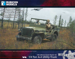 Rubicon Models 280049 Willys Mb ¼ Ton 4X4 Truck - Us 1:56 Plastic Model Kit