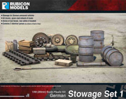 Rubicon Models 280022 German Stowage Set 1 1:56 Plastic Model Kit