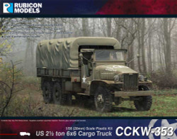 Rubicon Models 280037 Cckw-353 2½ Ton 6X6 Truck (Gmc) 1:56 Plastic Model Kit