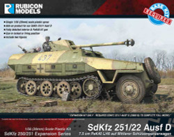 Rubicon Models 280041 Sdkfz 250/251 Expansion - Ausf D Pakwagen 1:56 Model Kit