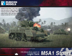 Rubicon Models 280023 M5A1 Stuart 1:56 Plastic Model Kit