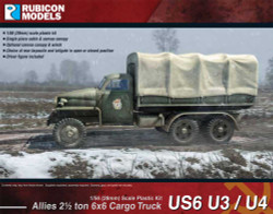 Rubicon Models 280035 Us6 U3/U4 2½ Ton 6X6 Truck (Studebaker) 1:56 Model Kit