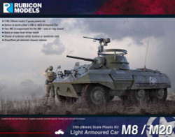 Rubicon Models 280028 M8 / M20 Armoured Car 1:56 Plastic Model Kit