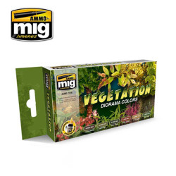 Ammo by Mig Vegatation Diorama Colours Set For Model Kits Mig 7176