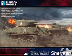 Rubicon Models 280042 M4A3 / M4A3E8 Sherman 1:56 Plastic Model Kit