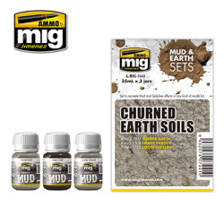 Ammo by Mig Churned Earth Soils For Model Kits Mig 7441