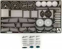 Aoshima 01092 Detail-Up Parts For Pagani Huayra 1:24 Plastic Model Kit