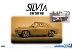 Aoshima 05550 Nissan Csp311 Silvia '66 1:24 Plastic Model Kit