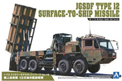 Aoshima 05537 JGSDF Type 12 Surface-To-Ship Missile 1:72 Plastic Model Kit