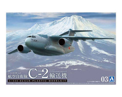 Aoshima 05508 J.A.S.D.F. Transporter Aircraft C-2 1:144 Plastic Model Kit