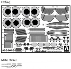 Aoshima 01075 Detail-Up Parts For Lamborghini Sesto Elemento 1:24 Model Kit
