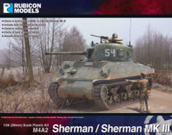 Rubicon Models 280055 M4A2 Sherman / Sherman Iii 1:56 Plastic Model Kit