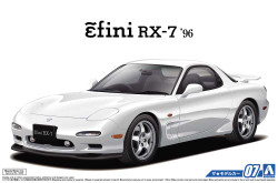 Aoshima 05158 Mazda Rx7 '86 Efini & Mazda Decals & Window Masks 1:24 Model Kit