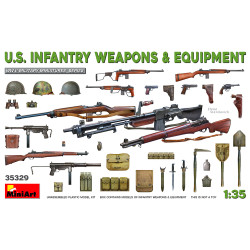 Miniart 35329 U.S Infantry Weapons & Equipment 1:35 Model Kit
