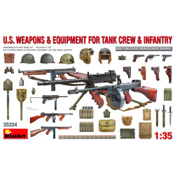 Miniart 35334 U.S Weapons & Equipments for Tank Crew 1:35 Model Kit