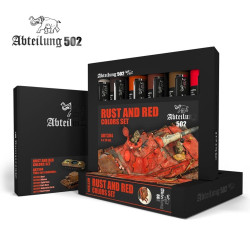 Abteilung 502 Rust and Red Colors Oil Paint Set ABT304