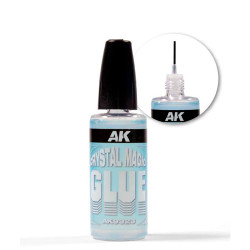 AK Interactive Crystal Magic Glue Transparent Clear Adhesive 30ml AK9323