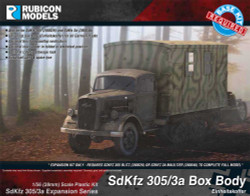 Rubicon Models 280047 Sdkfz 305/3A Expansion - Box Body 1:56 Plastic Model Kit