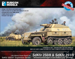 Rubicon Models 280044 Sdkfz 250/251 Expansion 250/8 251/9 Stummel 1:56 Model Kit