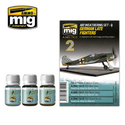 Ammo by Mig German Late Fighters Weathering Set For Model Kits Mig 7415