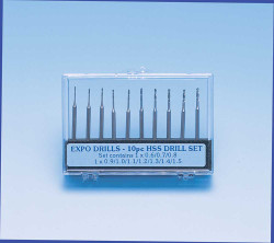 Expo Drills 11500 10Pc Turbo Twist Drill Set