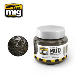Ammo by Mig Muddy Ground Acrylic 250ml For Model Kits Mig 2105