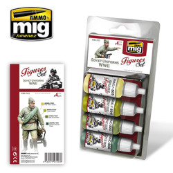 Ammo by Mig Soviet Uniforms WWII Set For Model Kits Mig 7023
