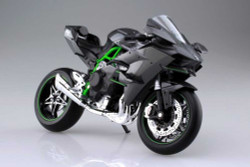 Aoshima 10457 Kawasaki Ninja H2R Die Cast Ready Built 1:12 Plastic Model Bike Kit