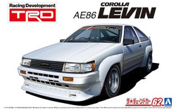 Aoshima 05798 Trd Ae86 Corolla Levin '83(Toyota) 1:24 Plastic Model Kit