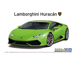 Aoshima 05846 Lamborghini Huracan 1:24 Plastic Model Kit