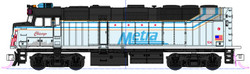 Kato EMD F40PH Chicago Metra 104 'City of Chicago' DCC-Fitted K176-CHICAGO-DCC N