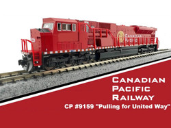 Kato EMD SG90/43MAC Canadian Pacific 9159 Utd Way (DCC-Fitted) K176-5628-DCC N