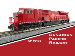 Kato EMD SG90/43MAC Canadian Pacific 9136 (DCC-Fitted) K176-5626-DCC N Gauge