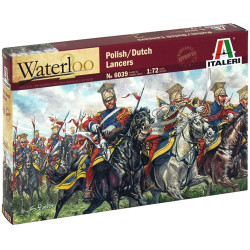 ITALERI Waterloo Polish Dutch Lancers 6039 1:72 Figures Model Kit
