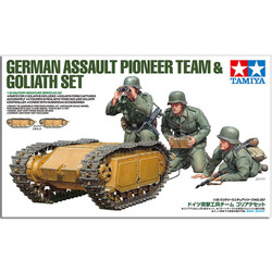 TAMIYA 35357 German Assault Pioneer Team & Goliath Set 1:35 Military Model Kit
