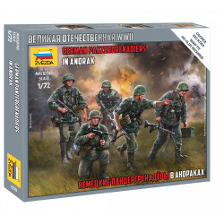 Zvezda 6270 German Panzergrenadiers 1:72 Plastic Model Figures