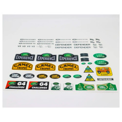 TRX-4 Land Rover Defender Camel Decal Stickers 1:10 Scale RC Crawler Accessories