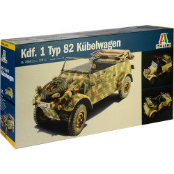 ITALERI KDF. 1 Type 82 Kubelwagen 7405 1:9 Military Model Kit