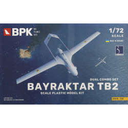 Big Plane Kits 7230 Bayraktar TB2 UAV Dual Combo Set 1:72 Plastic Model Kit