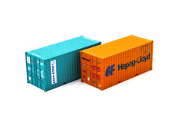 Dapol 20ft Container Set (2) Hapag Lloyd/Dong Fang 4F-028-061 OO Gauge