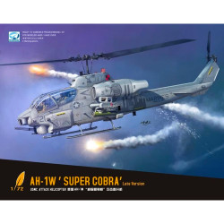 Dream Model 720017 AH-1W Super Cobra Late Version USMC Helicopter 1:72 Model Kit