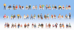 Noch Sitting People (60) Mega Economy Figure Set N Gauge 37071