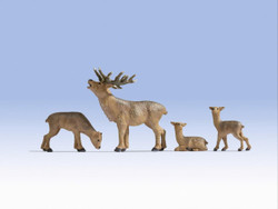 Noch Deer (4) Figure Set O Gauge 17902