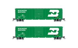 Rivarossi Sliding Door Boxcar Burlington Northern 318620 HR6637B HO Gauge