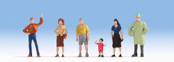 Noch Pedestrians (6) Hobby Figure Set N Gauge 38100