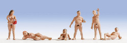 Noch Nudists (6) Figure Set N Gauge 36843