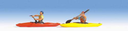 Noch Kayaks (2) with Figures N Gauge 37809
