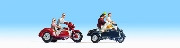 Noch Motorcyclists (2x2) Figure Set N Gauge 36905