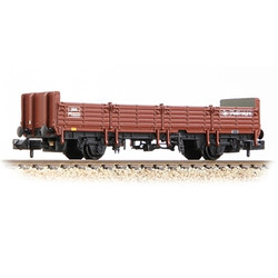 Graham Farish 373-629A BR OBA Open Wagon Low Ends BR Freight Brown Railfreight
